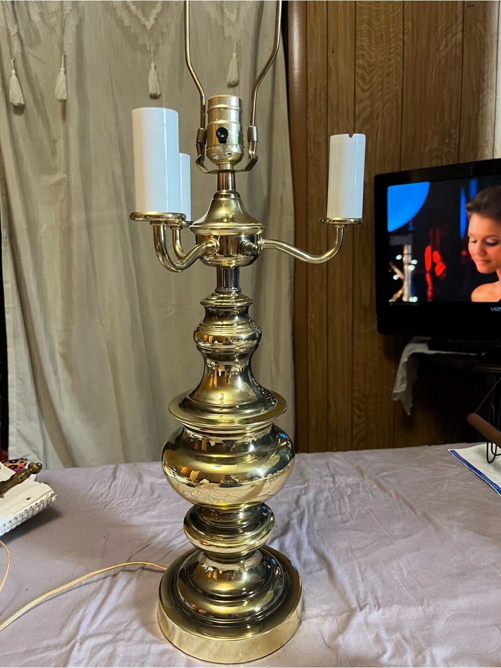 Brass Table Lamp - Elegant Gold Home Accent